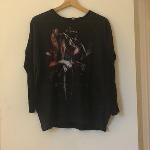 Zara TRF Black Long Sleeves - Medium